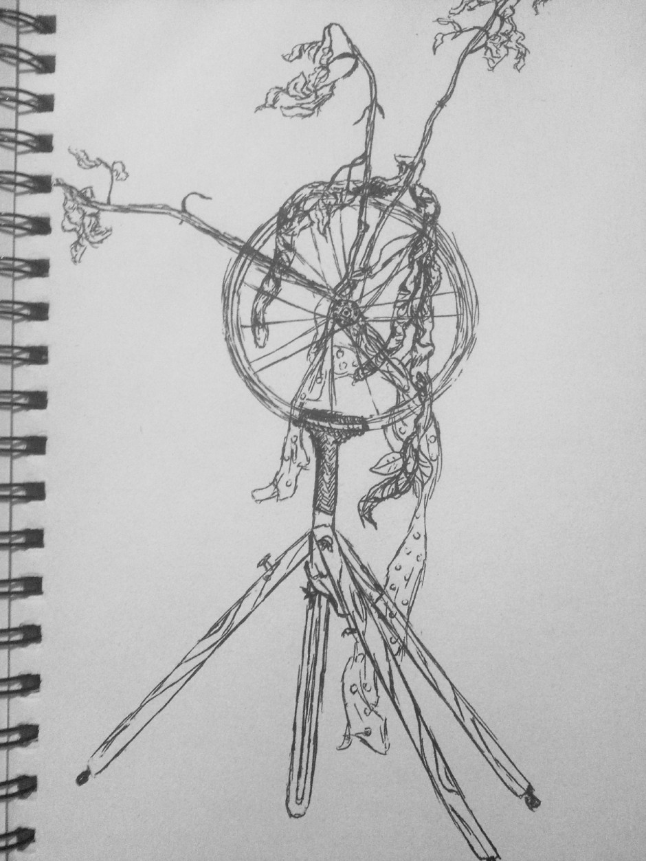 My Spinning Wheel Sculpture