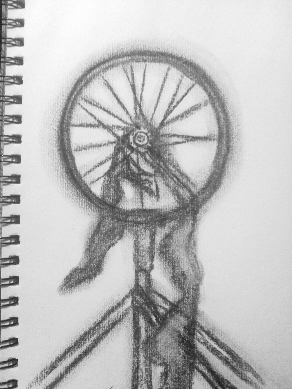 My Spinning Wheel Sculpture